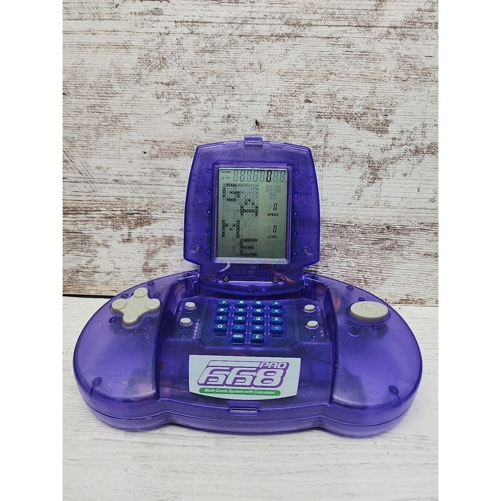 Pro 668‎ Handheld Multi-Game System with Calculator Color Green